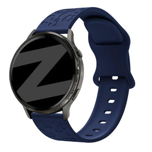 Bandz Garmin Venu 3s Silicone Strap 'Leopard' (Dark Blue)