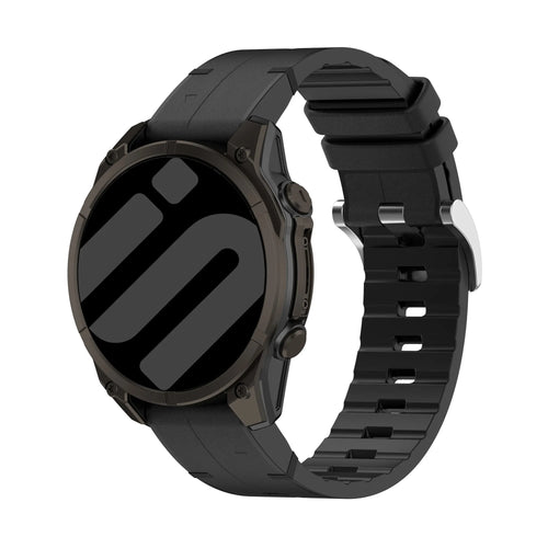 Garmin Epix Pro (Gen 2) 51mm Leather Hybrid Strap (Black)