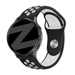 Bandz Garmin Forerunner 170 Sport Strap 'Deluxe' (Black/White)