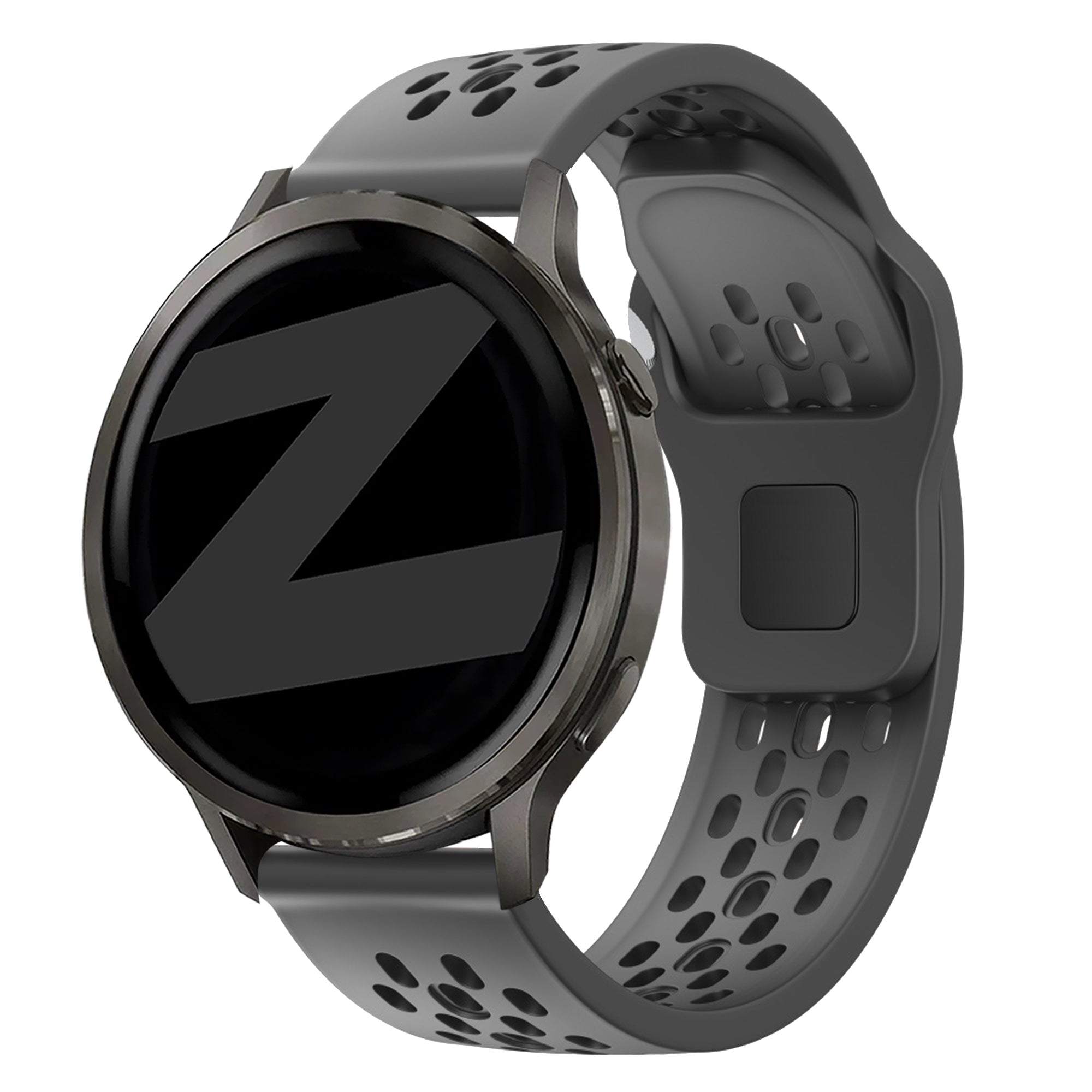 Bandz Garmin Venu 4 - 45mm Silicone Strap 'Air' (Dark Grey)