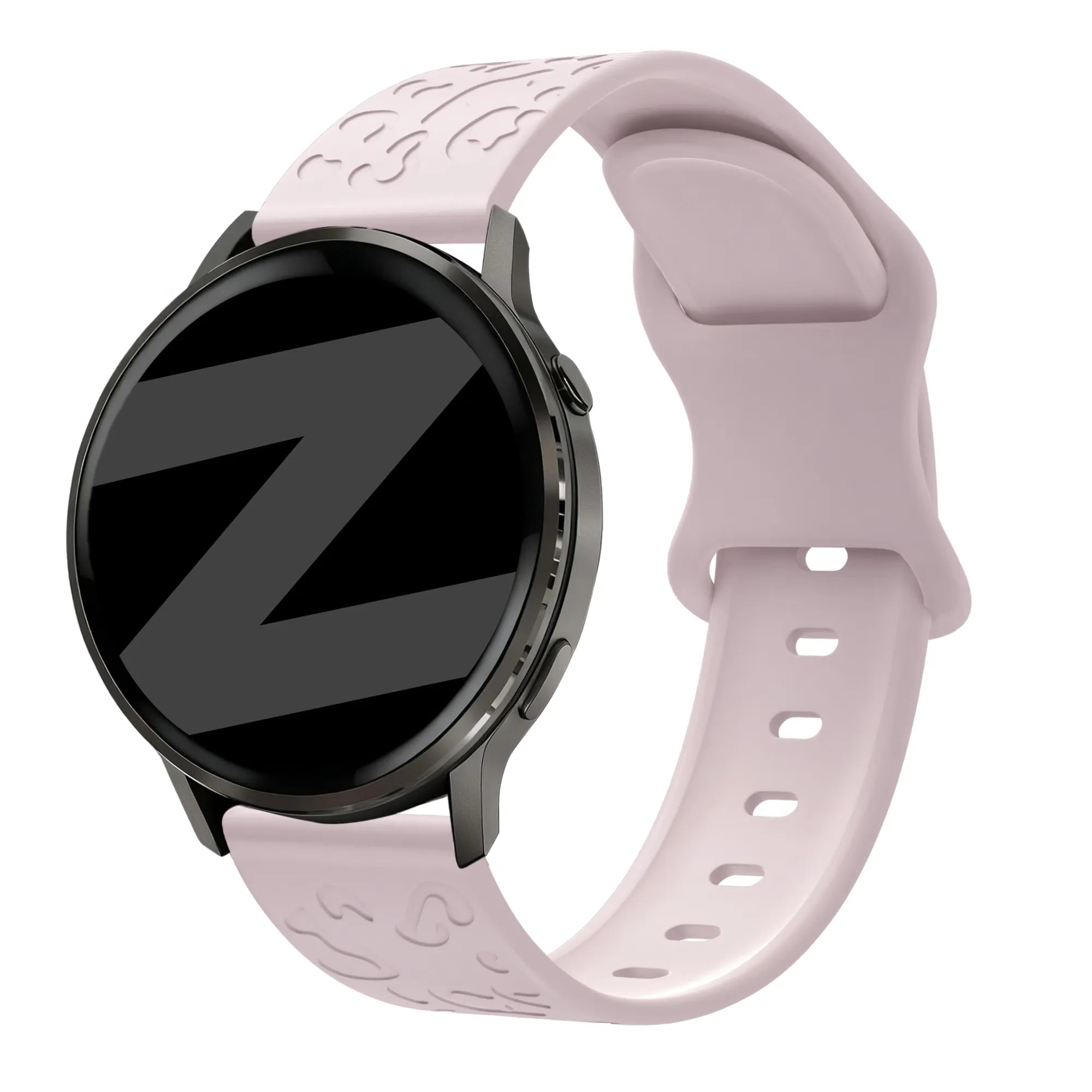 Bandz Garmin Vivomove Luxe Silicone Strap 'Leopard' (Pink)