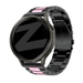 Bandz Garmin Venu SQ 2 Steel Strap 'Classic' (Black/Pink)