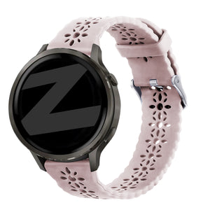 Bandz Garmin Vivomove Luxe Silicone Strap 'Lace' (Pink)