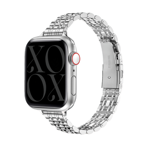 xoxo Wildhearts Apple Watch Steel Strap 'Slim' (Silver)