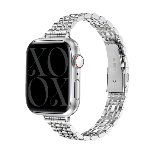 xoxo Wildhearts Apple Watch Steel Strap 'Slim' (Silver)