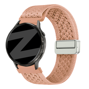 Bandz Samsung Galaxy Watch FE Vintage Nylon Strap (Antique Pink)