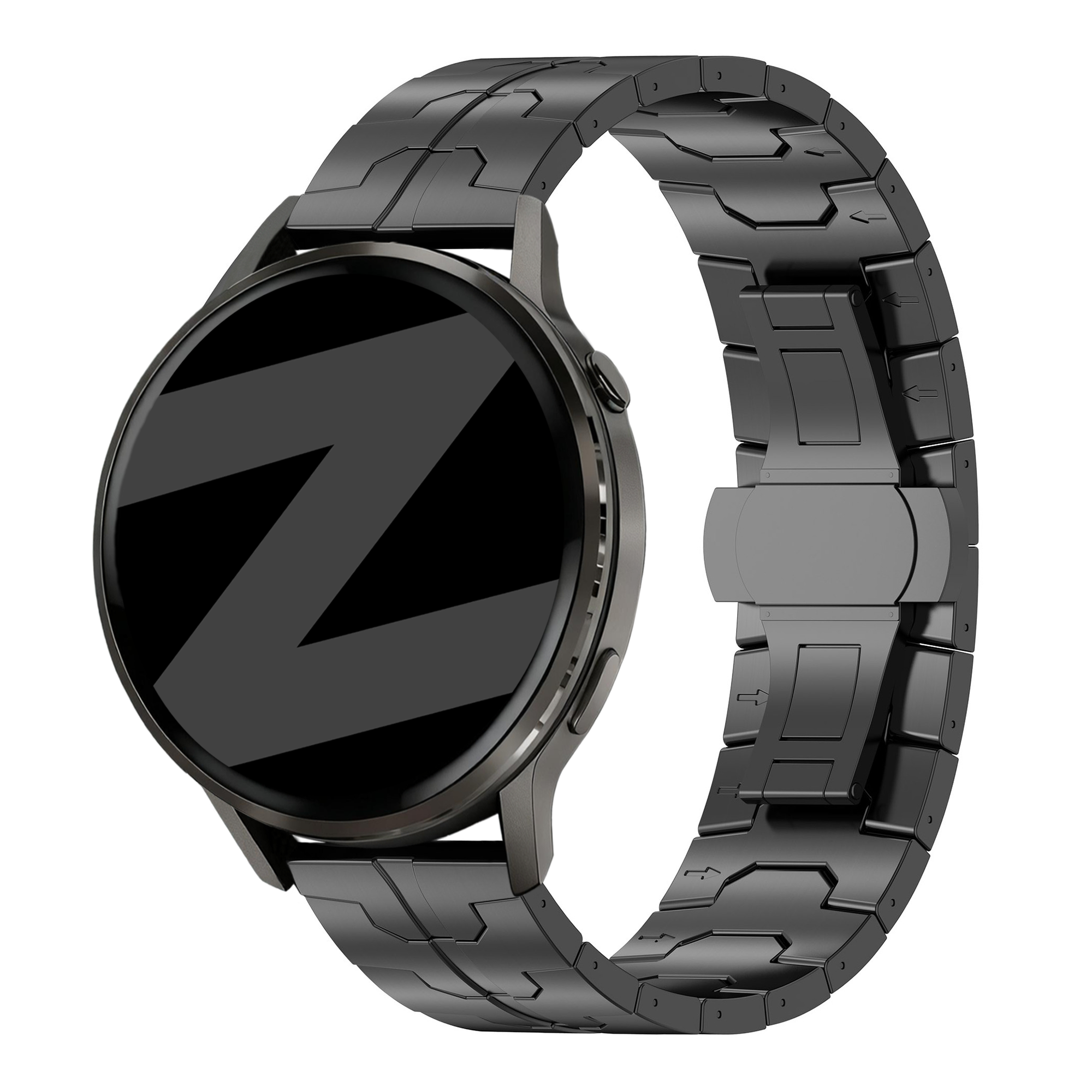 Bandz Garmin Venu 4 - 45mm Steel Strap 'Iron' (Black)