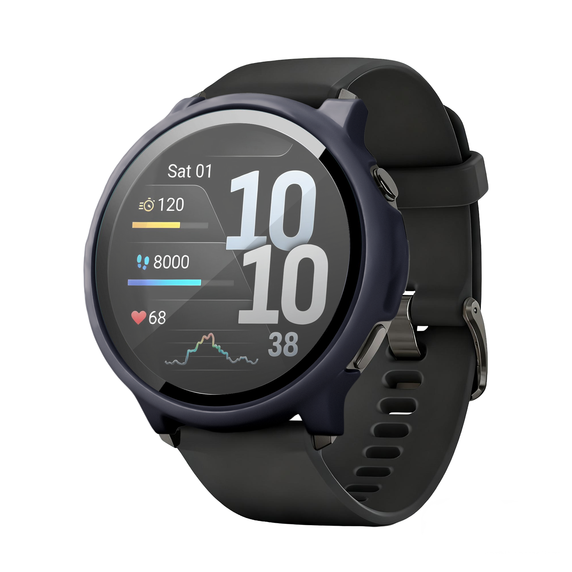 Bandz Garmin Venu 4 - 45mm PC Cover with Glass (Blue)