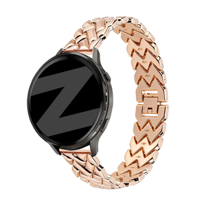 Bandz Garmin Vivomove 3s Metal Strap 'V-Type' (Rose Gold)