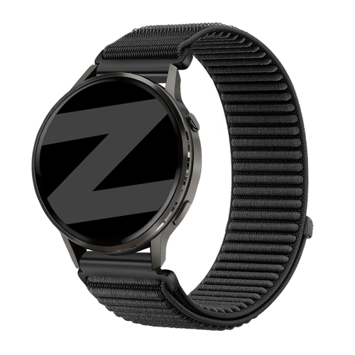 Bandz Garmin Vivomove 3s Nylon Strap 'Wave' (Black)