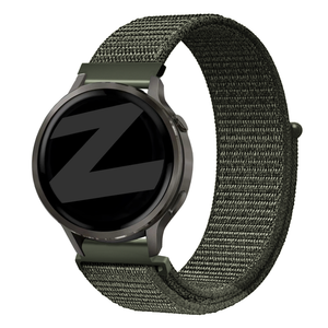 Bandz Garmin Forerunner 265s Nylon Loop Strap (Dark Green)