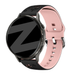 Bandz Garmin Forerunner 645 Silicone Strap 'Flowers' (Black/Light Pink)