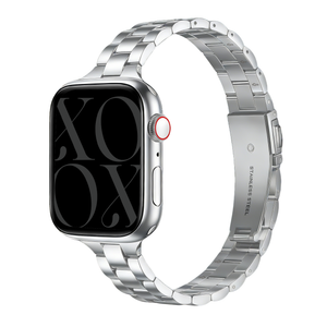 xoxo Wildhearts Apple Watch Slender Steel Strap (Silver)