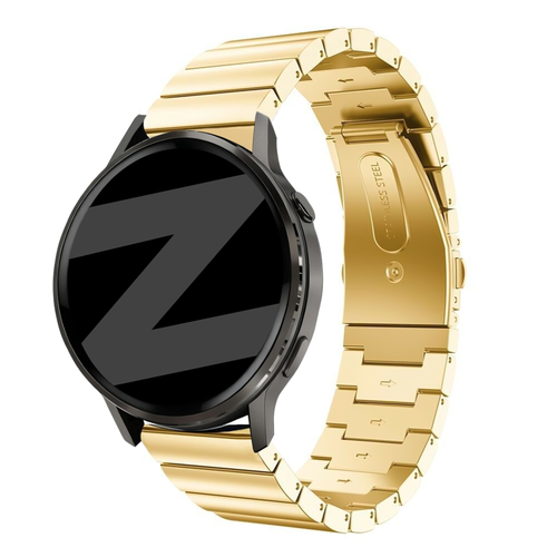 Bandz Garmin Forerunner 165 Steel Strap 'One Bead' (Gold)