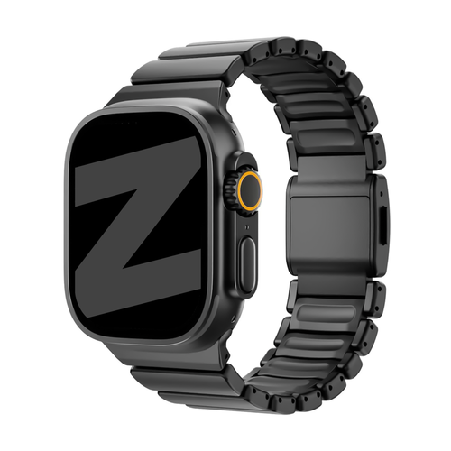 Bandz Apple Watch Ultra Titanium Strap 'Hybrid' (Black)