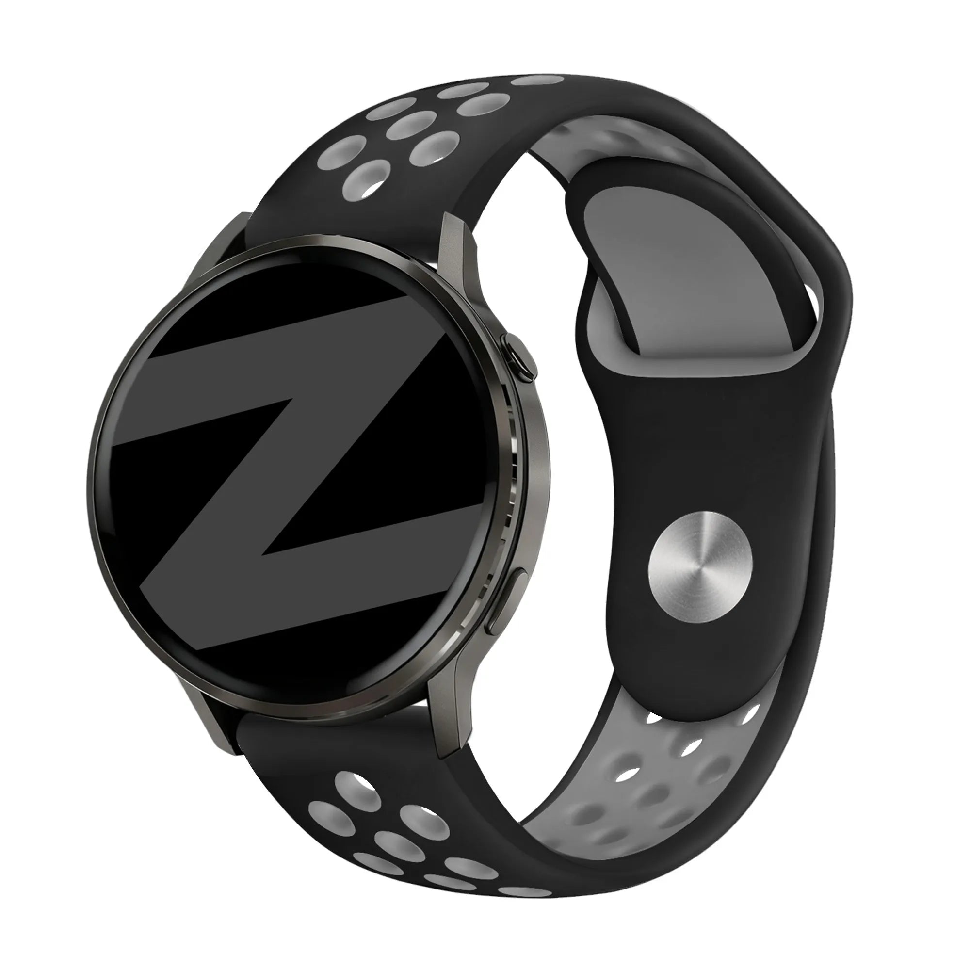 Bandz Garmin Forerunner 170 Sport Strap 'Deluxe' (Black/Grey)