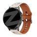 Bandz Garmin Forerunner 255s Silicone Strap 'Flowers' (Starlight/Brown)