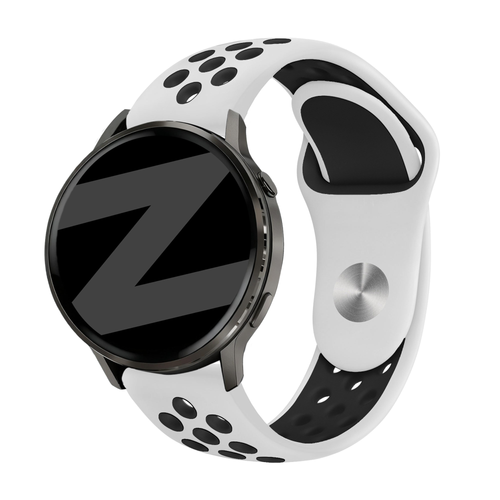 Bandz Garmin Venu 3 Sport Strap 'Deluxe' (White/Black)