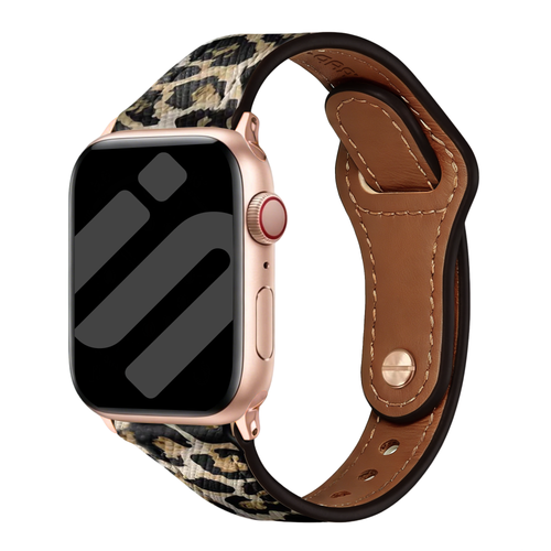 Apple Watch Leather Strap (Leopard)