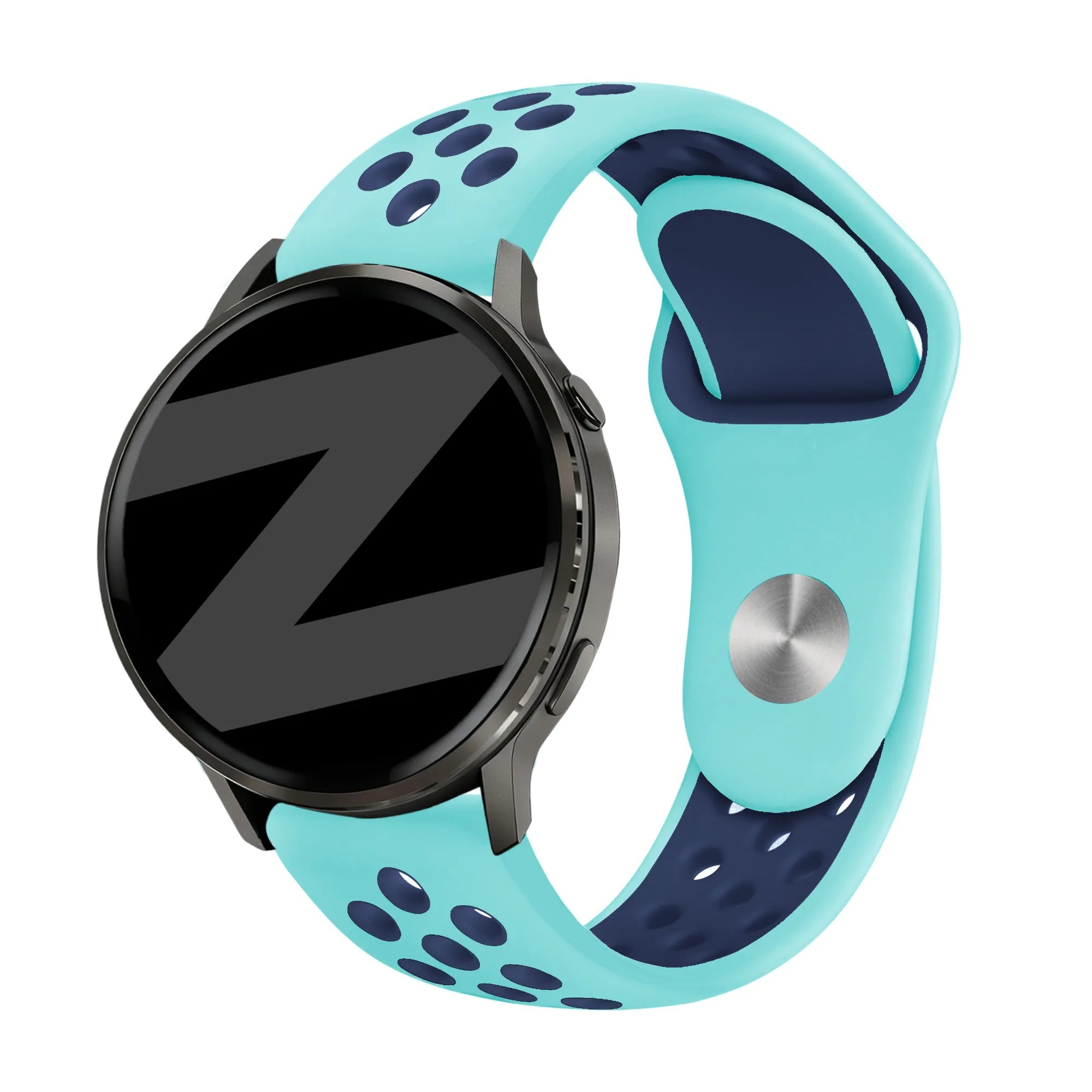 Bandz Garmin Forerunner 170 Sport Strap 'Deluxe' (Aqua/Blue)