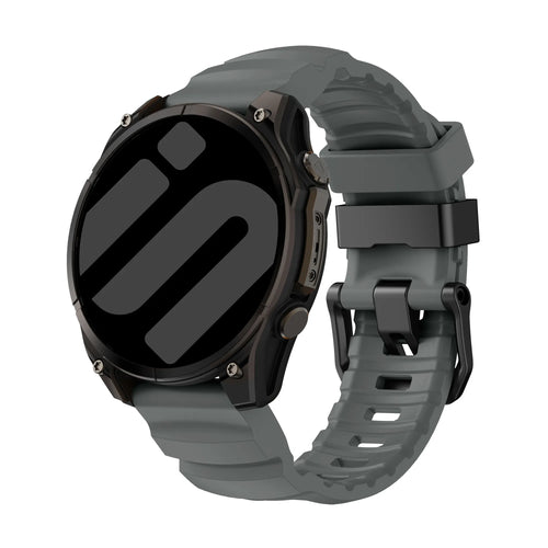 Amazfit T-Rex Ultra 2 Trail Silicone Strap (Dark Grey)