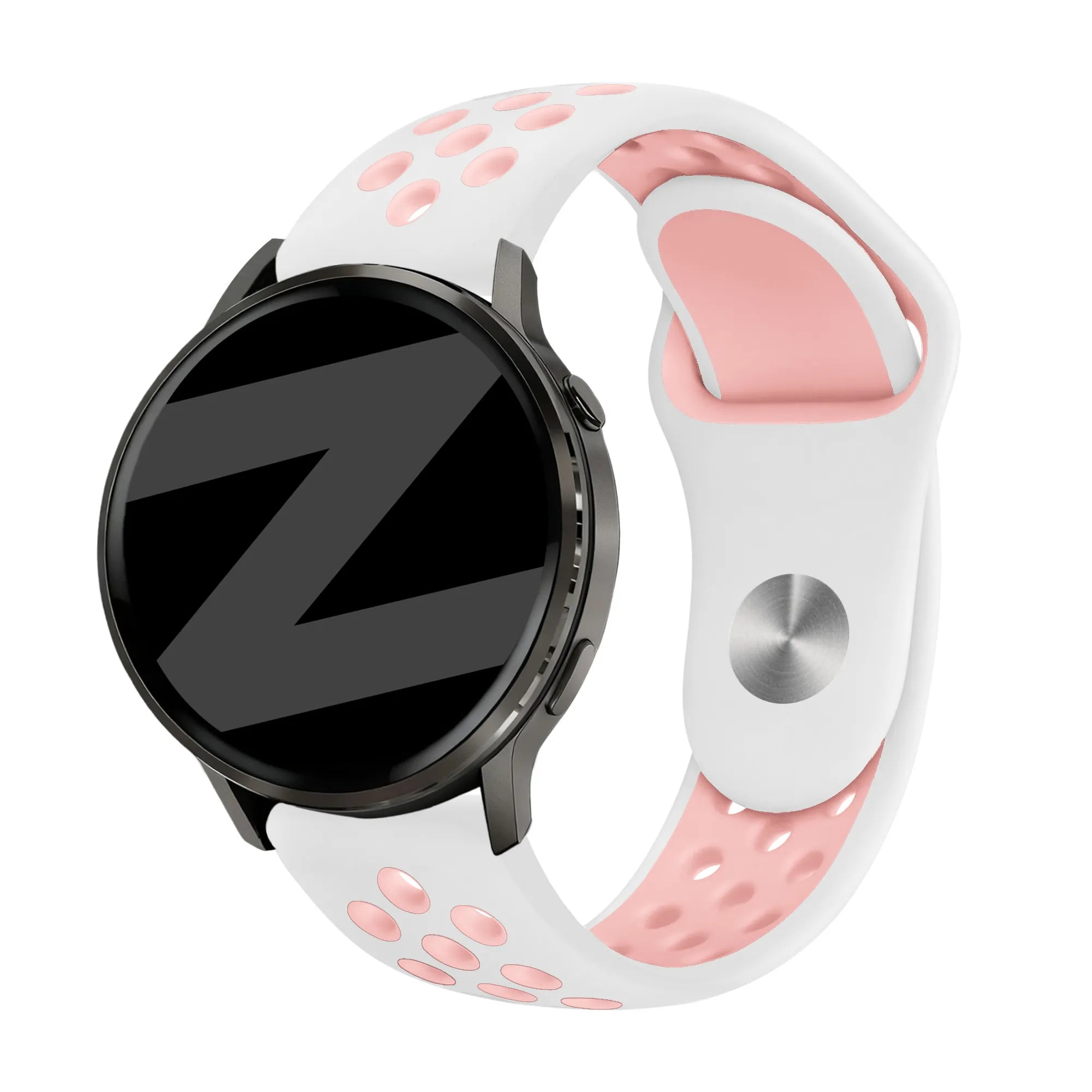 Bandz Garmin Forerunner 170 Sport Strap 'Deluxe' (White/Pink)