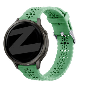 Bandz Garmin Vivoactive 3 Silicone Strap 'Lace' (Light Green)