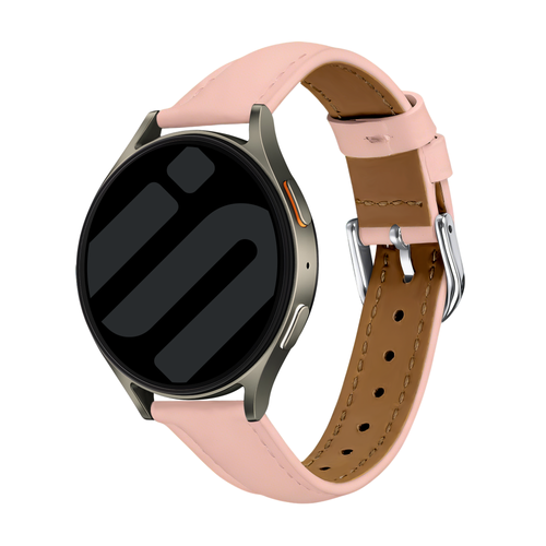 Samsung Galaxy Watch 6 - 44mm Slimfit Leather Strap (Pink)