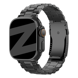 Bandz Apple Watch Ultra Titanium Strap 'Deluxe' (Black)