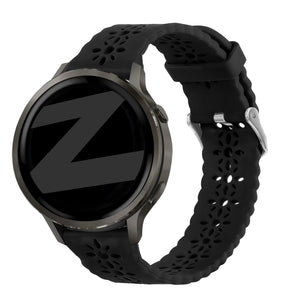 Bandz Garmin Vivoactive 3 Silicone Strap 'Lace' (Black)