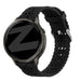 Bandz Garmin Vivoactive 3 Silicone Strap 'Lace' (Black)