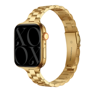 xoxo Wildhearts Apple Watch Slender Steel Strap (Gold)
