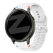 Bandz Garmin Vivoactive 6 Silicone Strap 'Wave' (White)