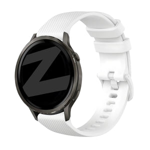 Bandz Garmin Vivoactive 6 Silicone Strap 'Premium' (White)