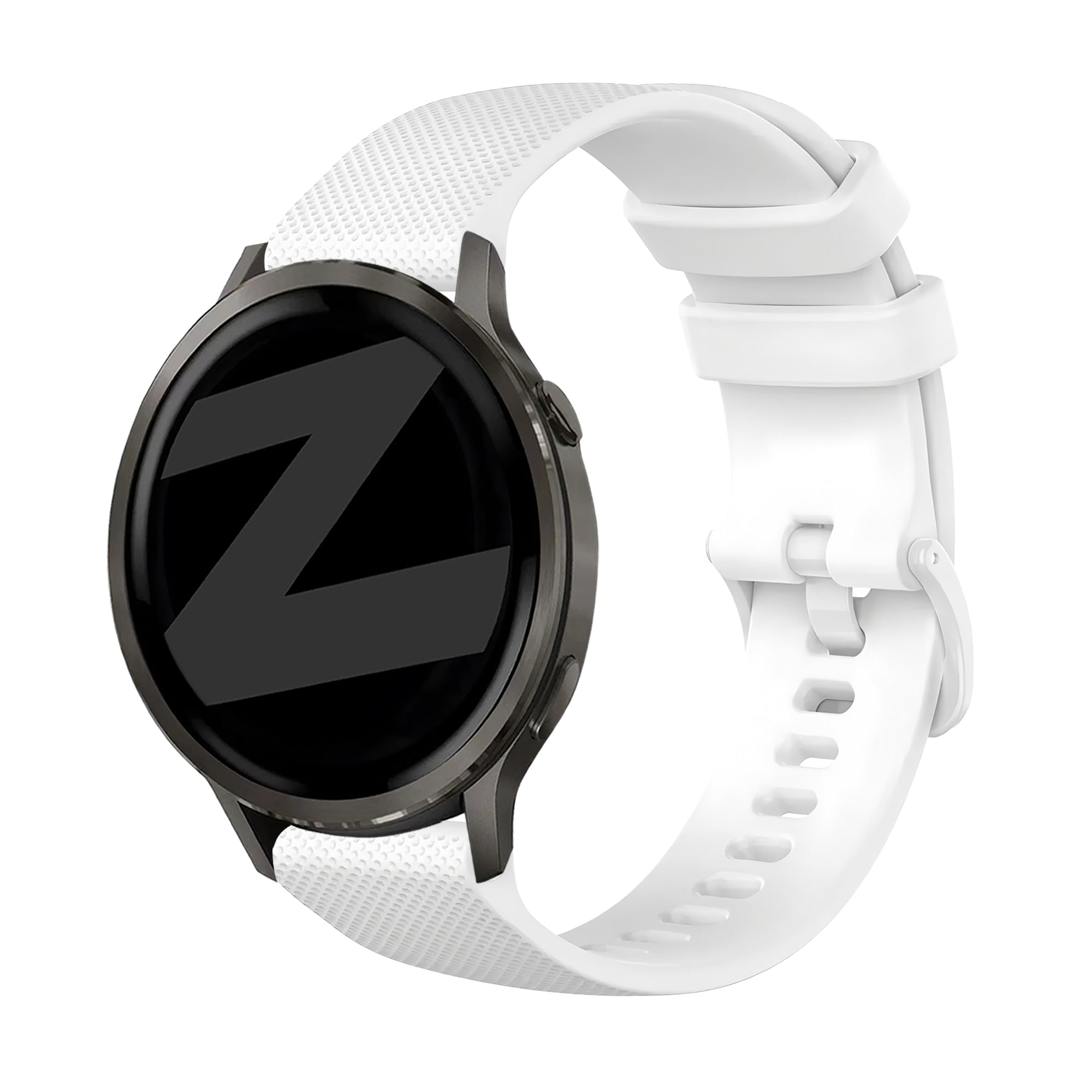 Bandz Garmin Vivoactive 6 Silicone Strap 'Premium' (White)