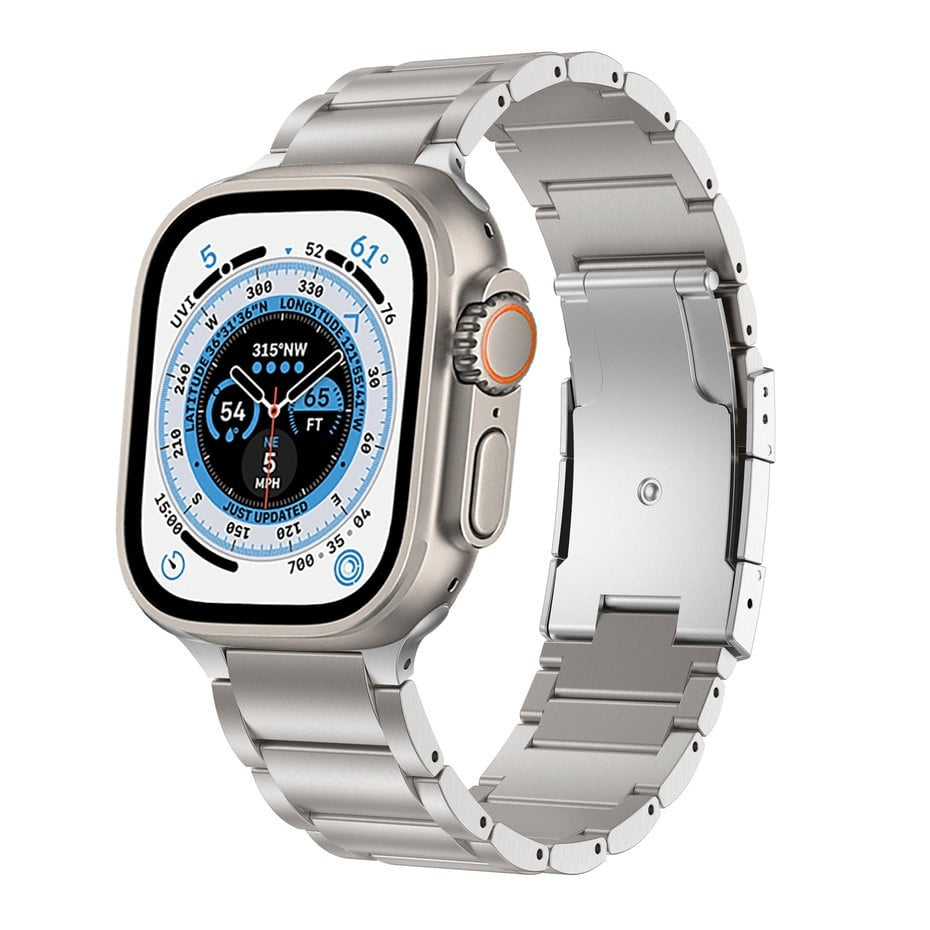 1strap-it-apple-watch-ultra-titanium-bandjezilvere