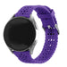 Samsung Galaxy Watch FE Silicone Strap Patterned (Dark Purple)
