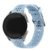 Samsung Galaxy Watch 4 44mm Patterned Silicone Strap (Mist Blue)