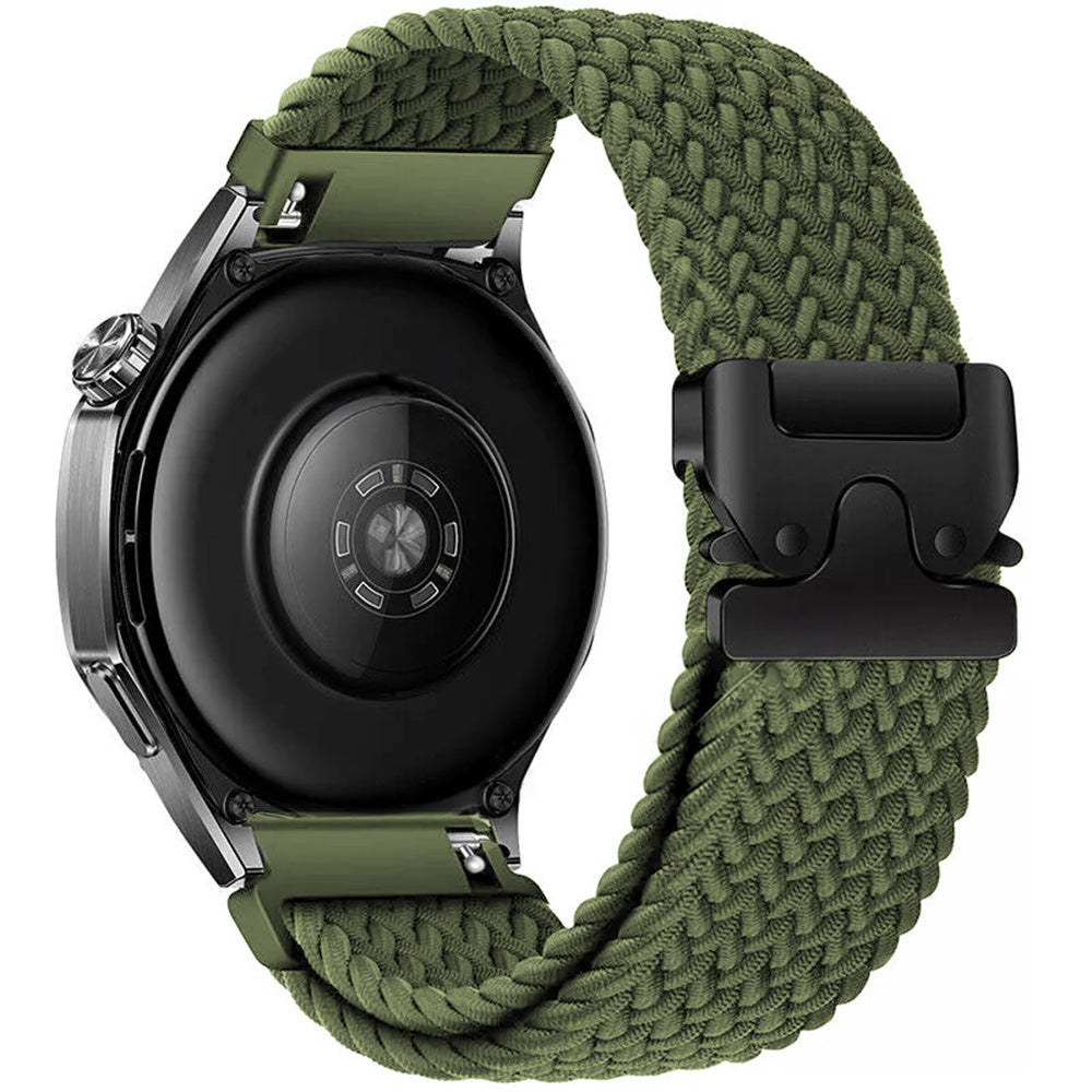 Garmin Vivomove Style Braided Strap with P-Buckle (Green)