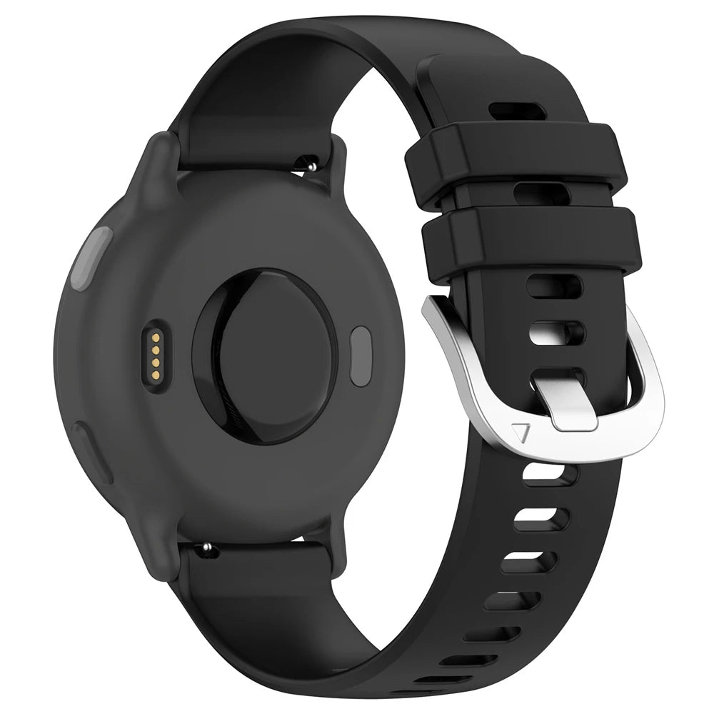Garmin Forerunner 645 Silicone Classic Strap (Black)