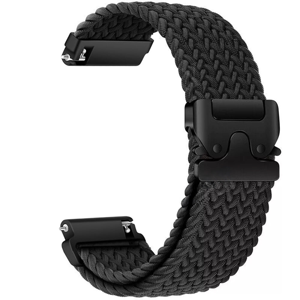 Garmin Forerunner 265 Braided Strap with P-Buckle (Black)