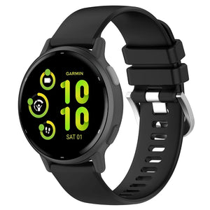 Garmin Vivoactive 6 Silicone Classic Strap (Black)
