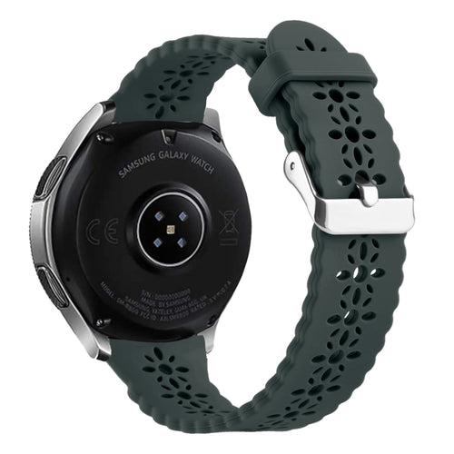 Amazfit Bip U (Pro) Patterned Silicone Strap (Viridian)