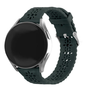 Coros Pace 2 Patterned Silicone Strap (Viridian)