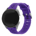 Amazfit Bip U (Pro) Patterned Silicone Strap (Dark Purple)