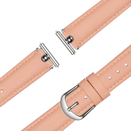 Bandz Gard Pro Health Smartwatch 3 - 41mm Leather Strap 'Bullet' (Pink)