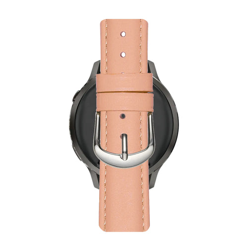 Bandz Garmin Forerunner 55 Leather Strap 'Bullet' (Pink)
