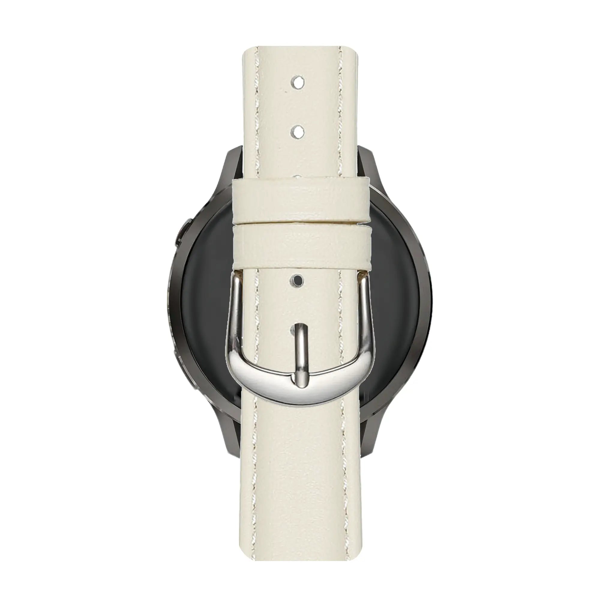 Bandz Actyve Smartwatch 20mm Leather Strap 'Bullet' (White)