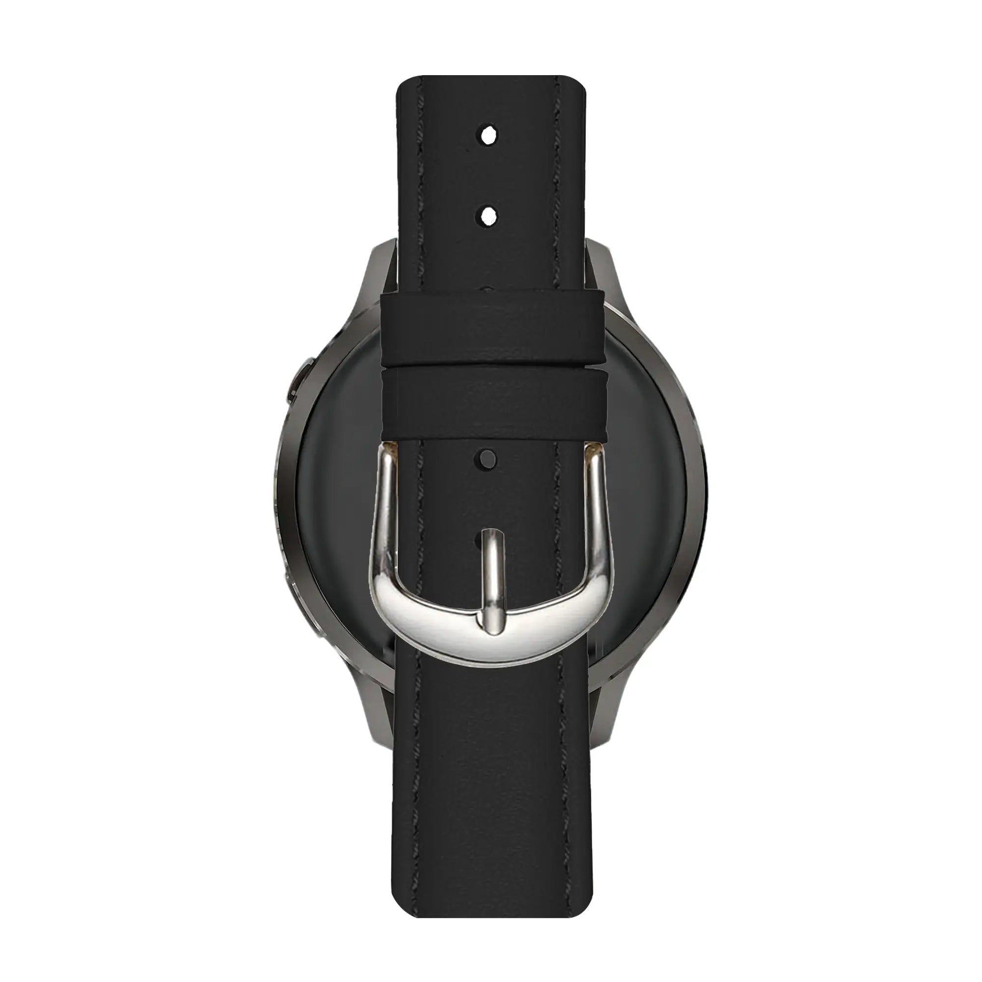 Bandz Amazfit Bip U Leather Strap 'Bullet' (Black)