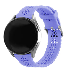 Amazfit Active Patterned Silicone Strap (Lilac)